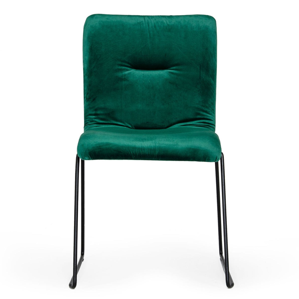 Yannis Modern Green Fabric Dining Chair (Set of 2)