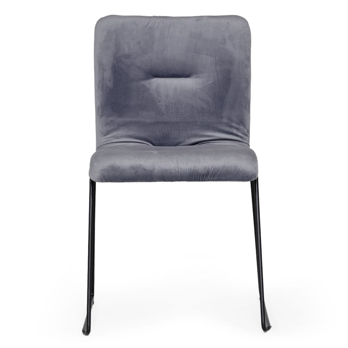 Yannis Modern Grey Fabric Dining Chair (Set of 2)