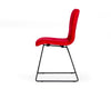 Yannis Modern Red Fabric Dining Chair (Set of 2)