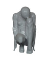 Mielcasa | White Modrest Modern White Kneeling Sculpture | SKU VGTHSZ-0866 | MPN: 76362 | Free Delivery & Free Return