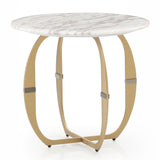 Echo Modern Marble End Table