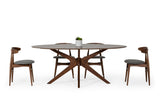 Prospect Modern Oval Walnut Dining Table