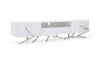 Legend 87"-Wide Modern White TV Stand