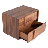Berlin Modern Walnut Nightstand
