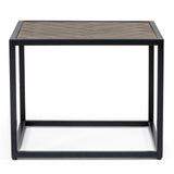 Pasada Industrial Brown Acacia End Table