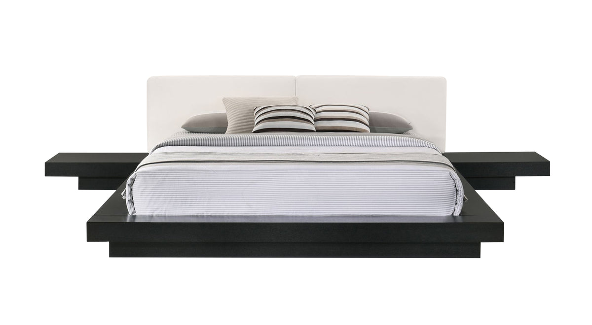 Tokyo Contemporary Black and White Platform Bed