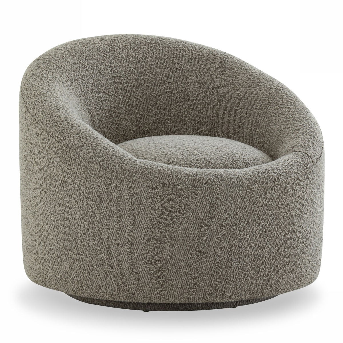Frontier Glam Grey Fabric Accent Chair