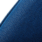 Niagra Glam Blue and Gold Fabric Accent Chair