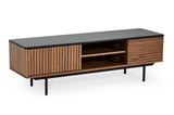 Maggie Modern Walnut and Grey TV Stand
