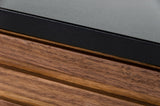 Maggie Modern Walnut and Grey TV Stand