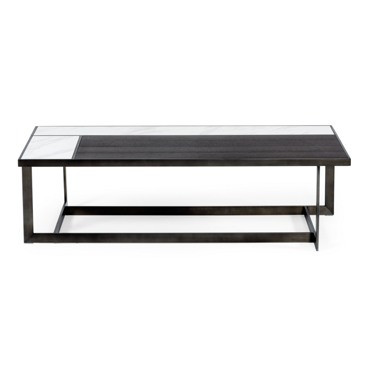 Fargo Modern Ceramic & Grey Walnut Coffee Table