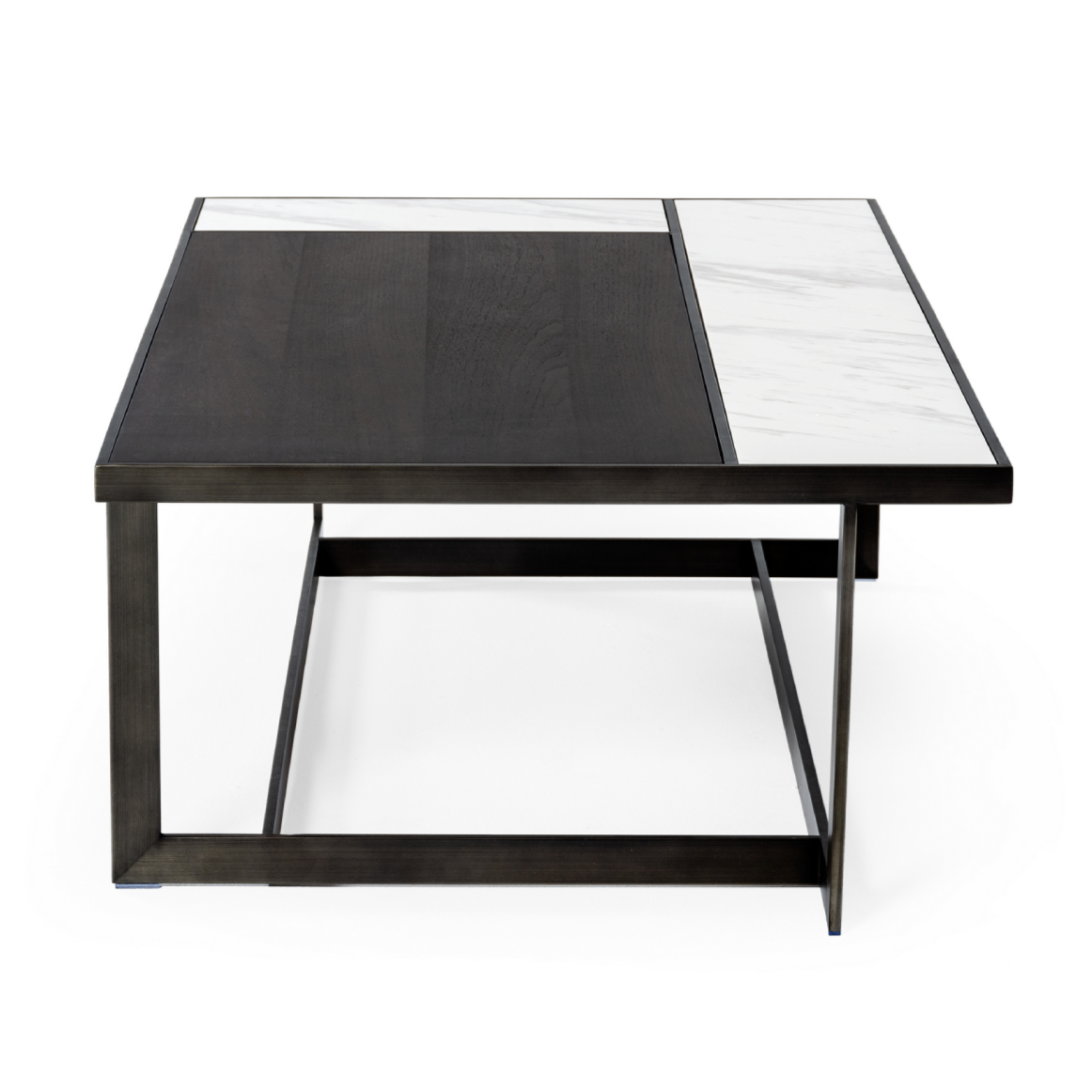 Fargo Modern Ceramic & Grey Walnut Coffee Table