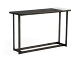 Fargo Modern Ceramic & Grey Walnut Console Table