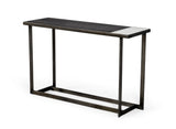 Fargo Modern Ceramic & Grey Walnut Console Table
