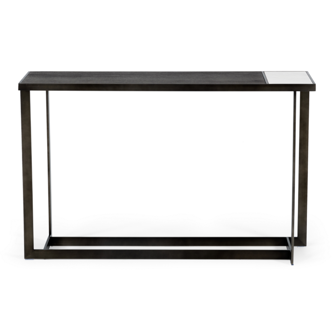 Fargo Modern Ceramic & Grey Walnut Console Table