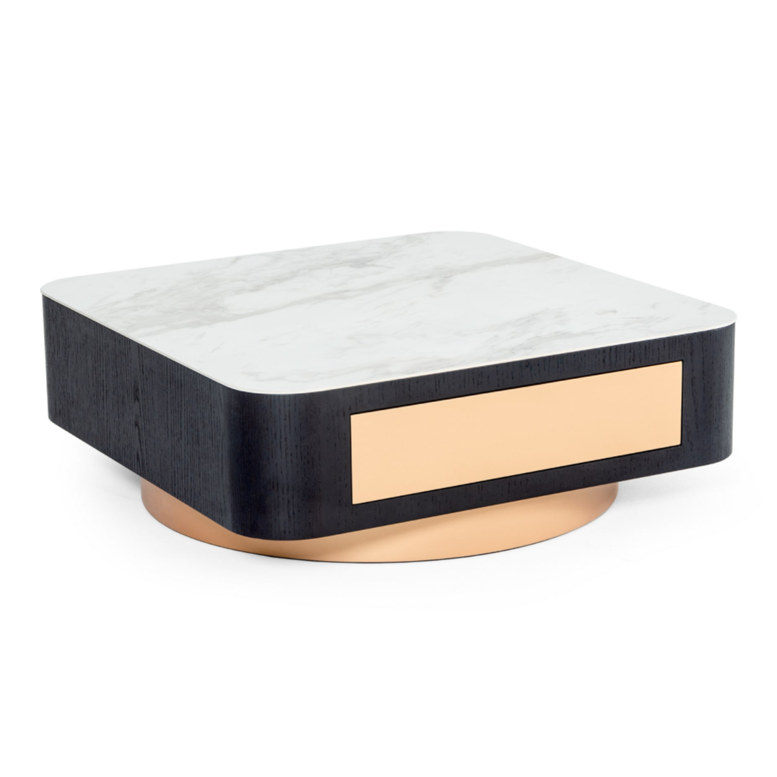 Peak Modern Black Oak Coffee Table