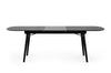 Addax Modern Black Extendable Dining Table