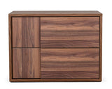 Asus Italian Modern Walnut Nightstand