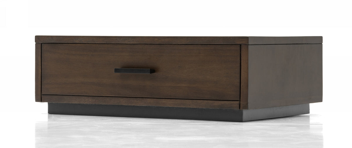 Fantasia Contemporary Dark Walnut Nightstand