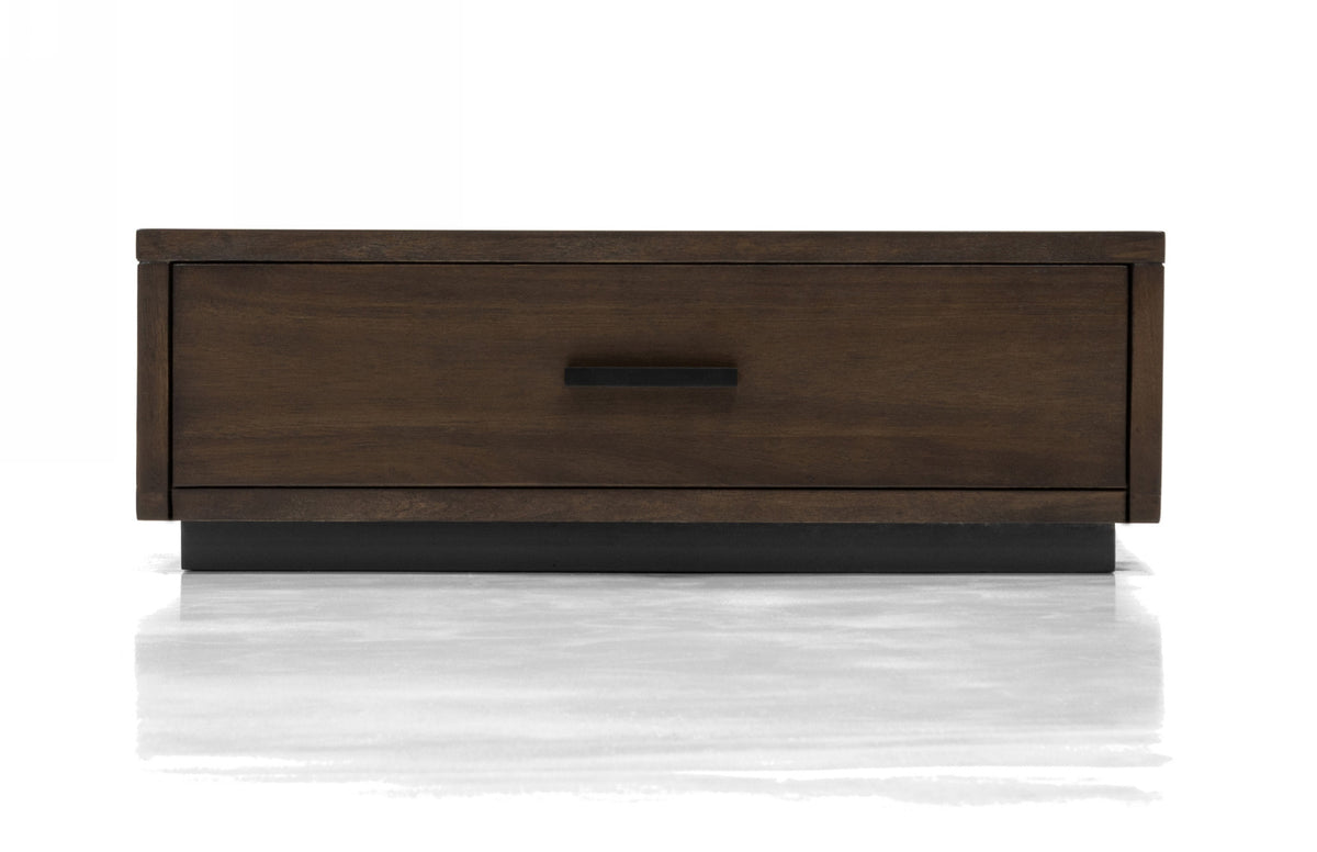 Fantasia Contemporary Dark Walnut Nightstand