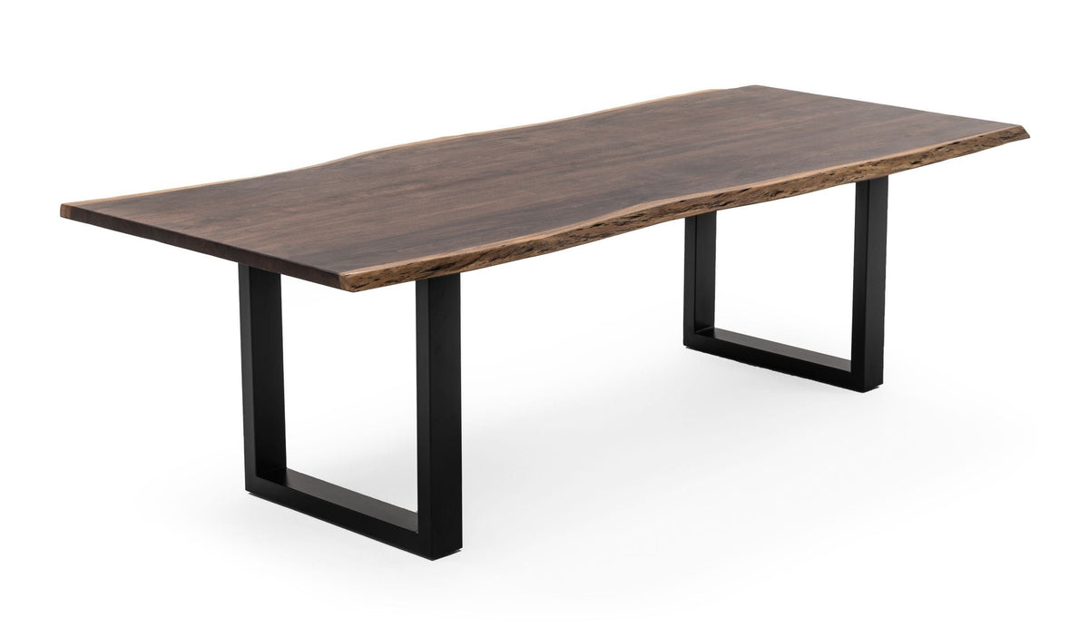 Taylor Large 87" Modern Live Edge Wood Dining Table