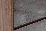 Rado Modern Walnut & Stucco Chest