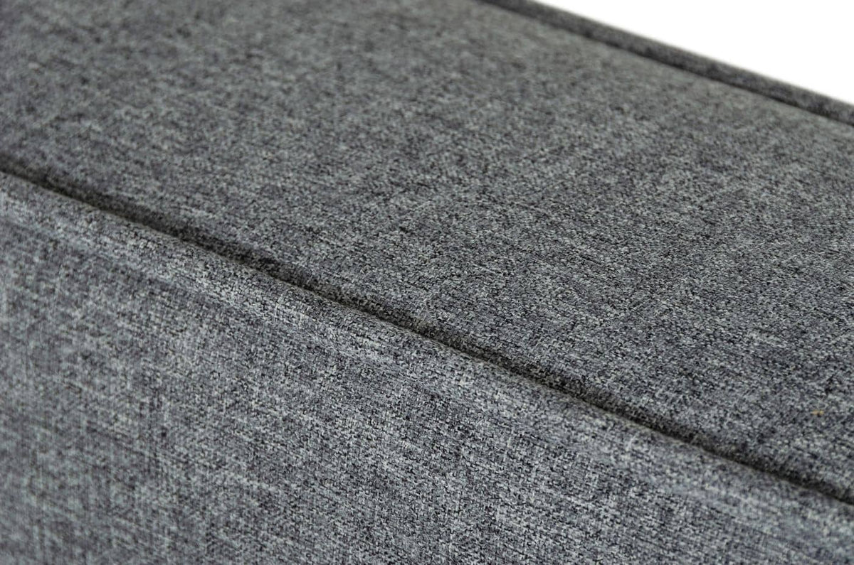 Juliana Queen Italian Modern Dark Grey Upholstered Bed