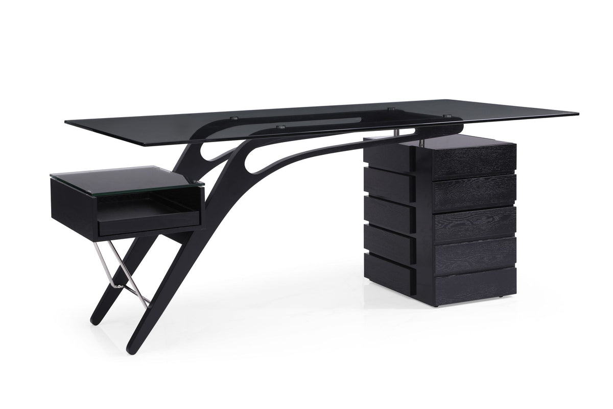 Suffolk Contemporary Black Ash Desk