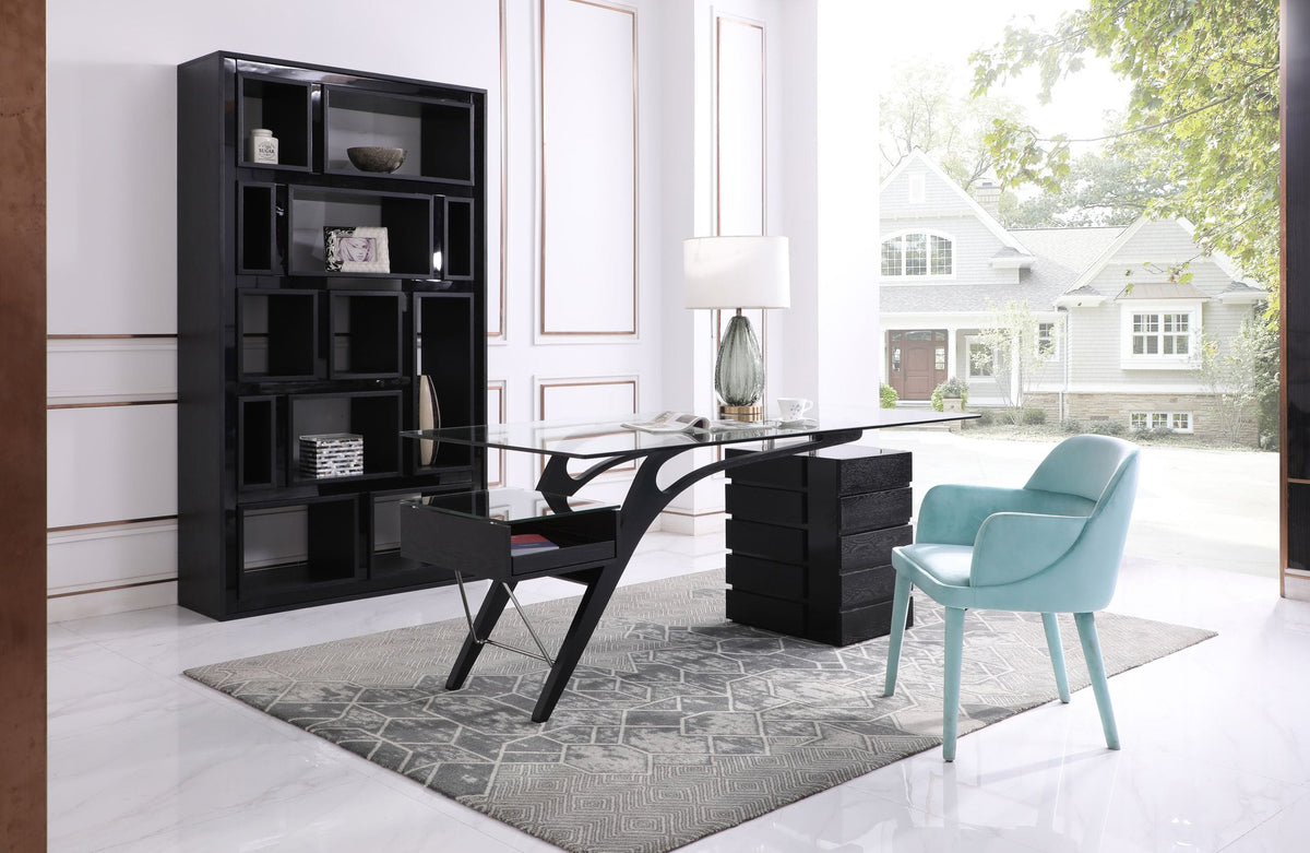 Suffolk Contemporary Black Ash Desk