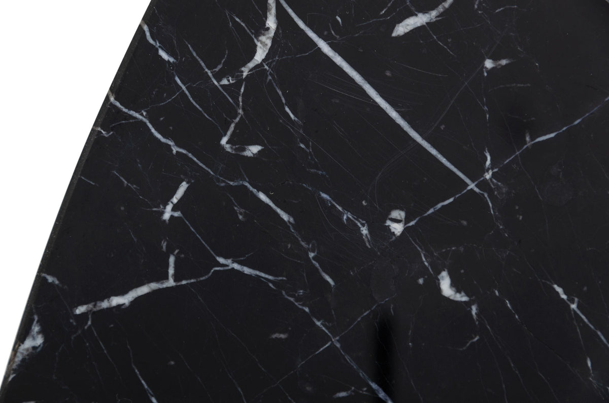Kowal Glam Black Marble Dining Table