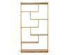 Jessica Modern Oak & Brass Bookshelf