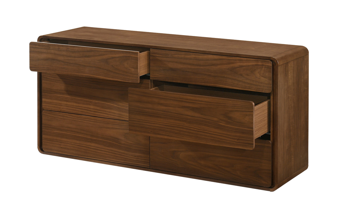 Dustin Modern Walnut Dresser