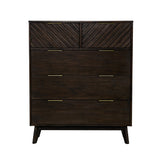 Daisy Mid-Century Dark Acacia Chest