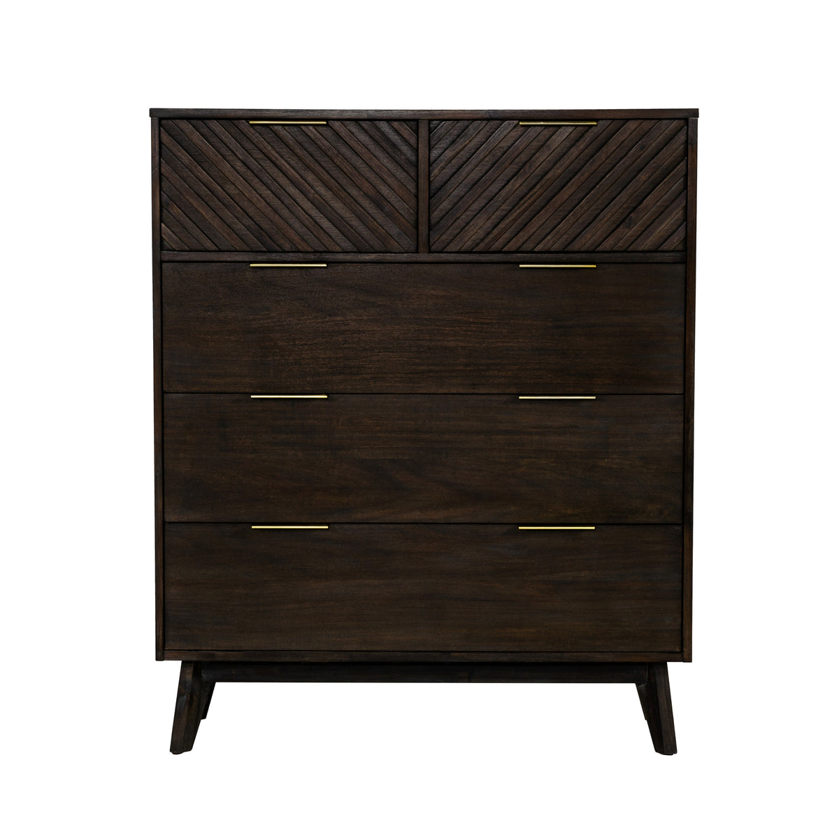 Daisy Mid-Century Dark Acacia Chest