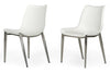 Frasier Modern White Eco-Leather Dining Chair (Set of 2)