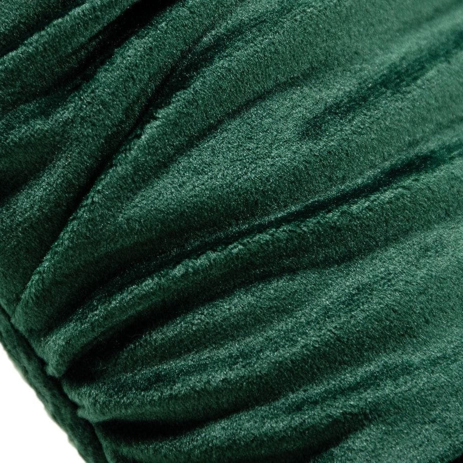 Katrina Modern Green Fabric Bench