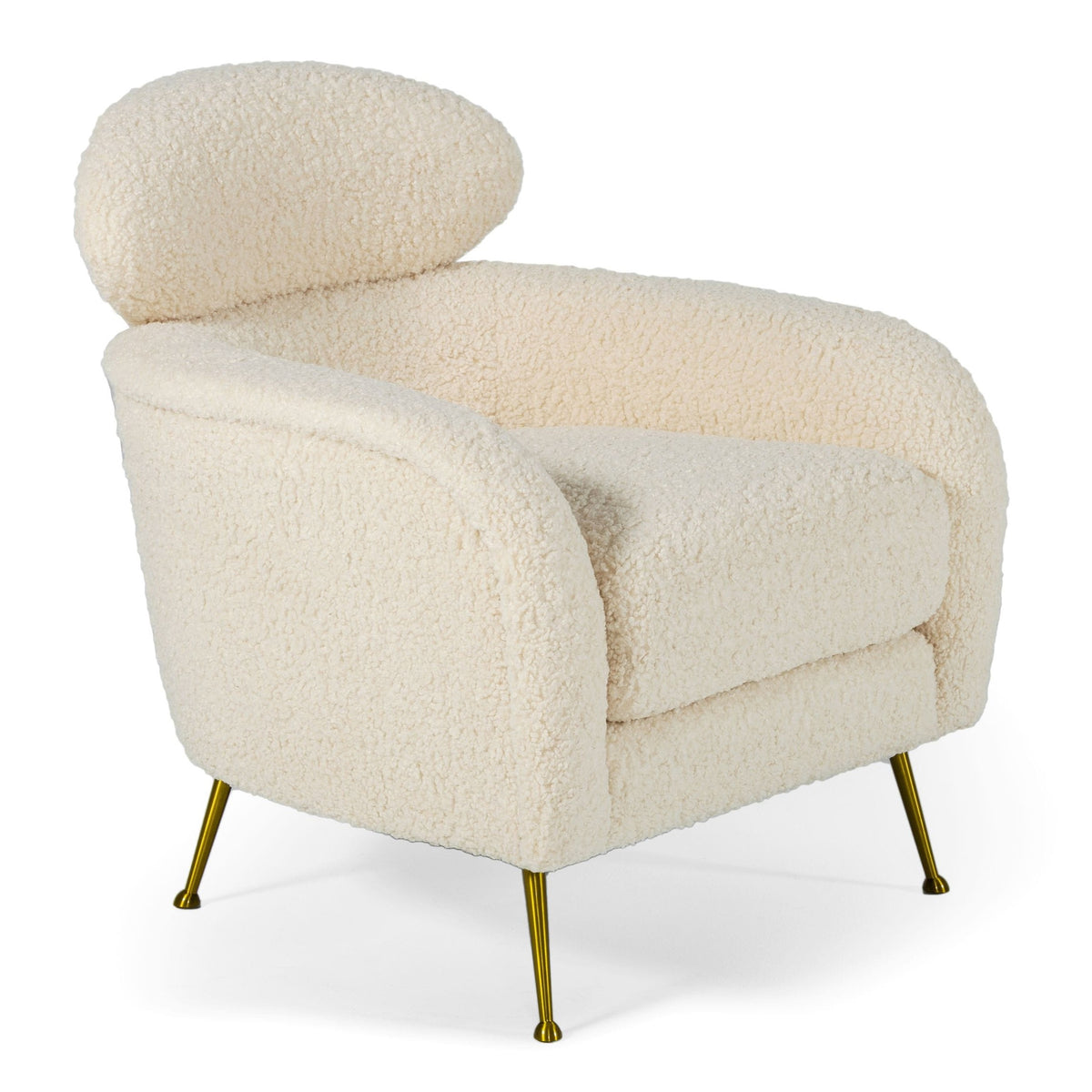 Altura Modern Faux Fur Lounge Chair