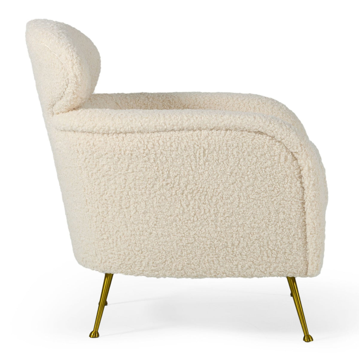 Altura Modern Faux Fur Lounge Chair