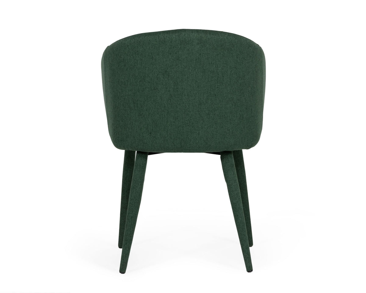 Keller Modern Green Dining Chair (Set of 2)