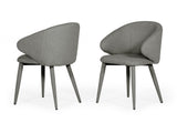 Keller Modern Grey Dining Chair (Set of 2)