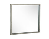 Boston Modern Faux Concrete Mirror