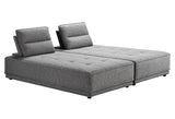 Glendale Modern Grey Fabric Modular Sectional Sofa