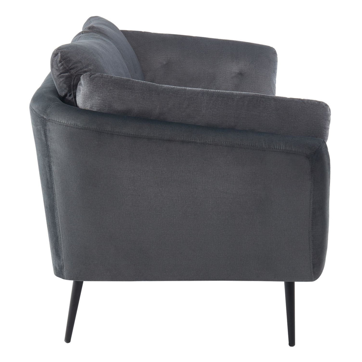 Cody Modern Dark Grey Fabric Sofa