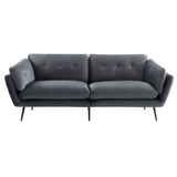 Cody Modern Dark Grey Fabric Sofa