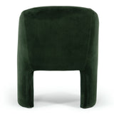 Danube Modern Jade Green Fabric Dining Chair