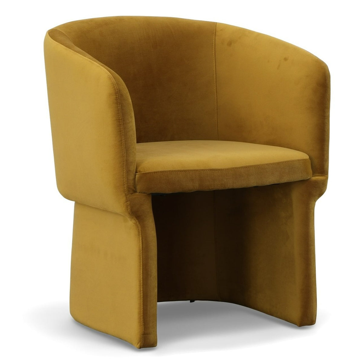 Vassar Burnt Umber Velvet Dining Chair