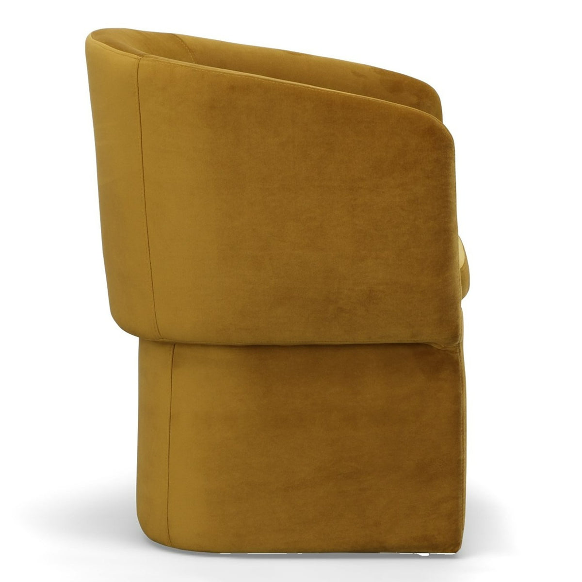 Vassar Burnt Umber Velvet Dining Chair