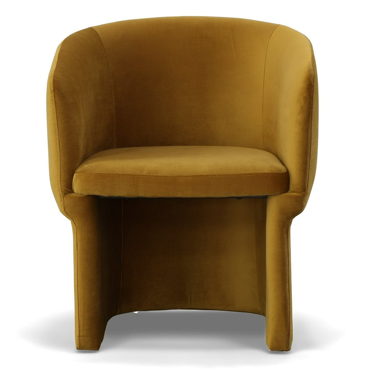 Vassar Burnt Umber Velvet Dining Chair