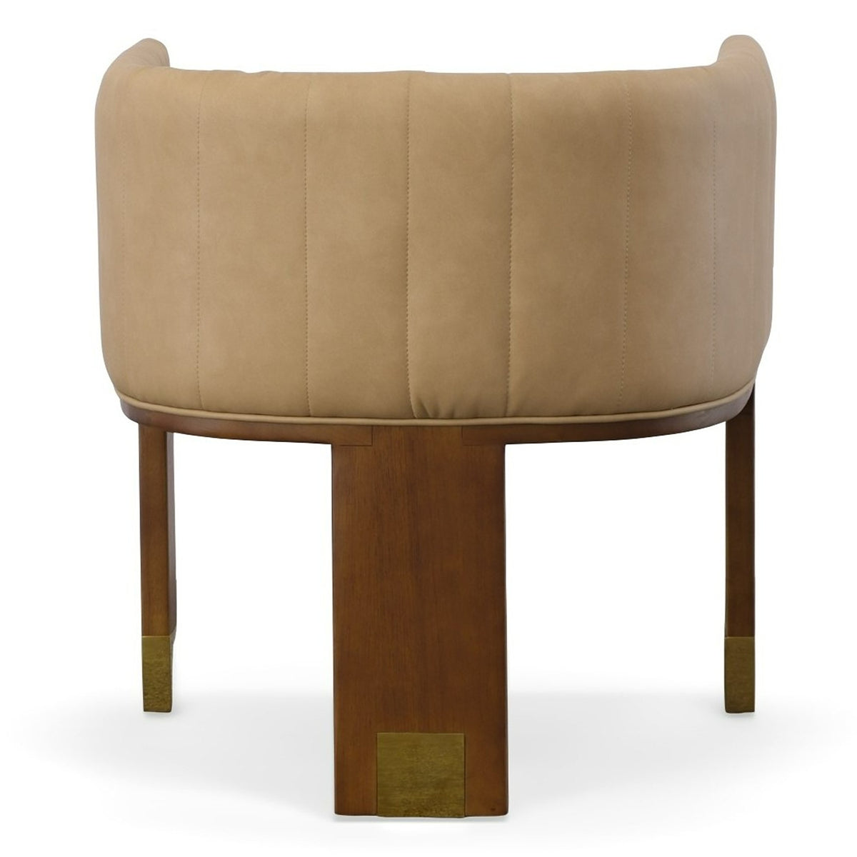 Elati Tan Vegan Leather Dining Chair