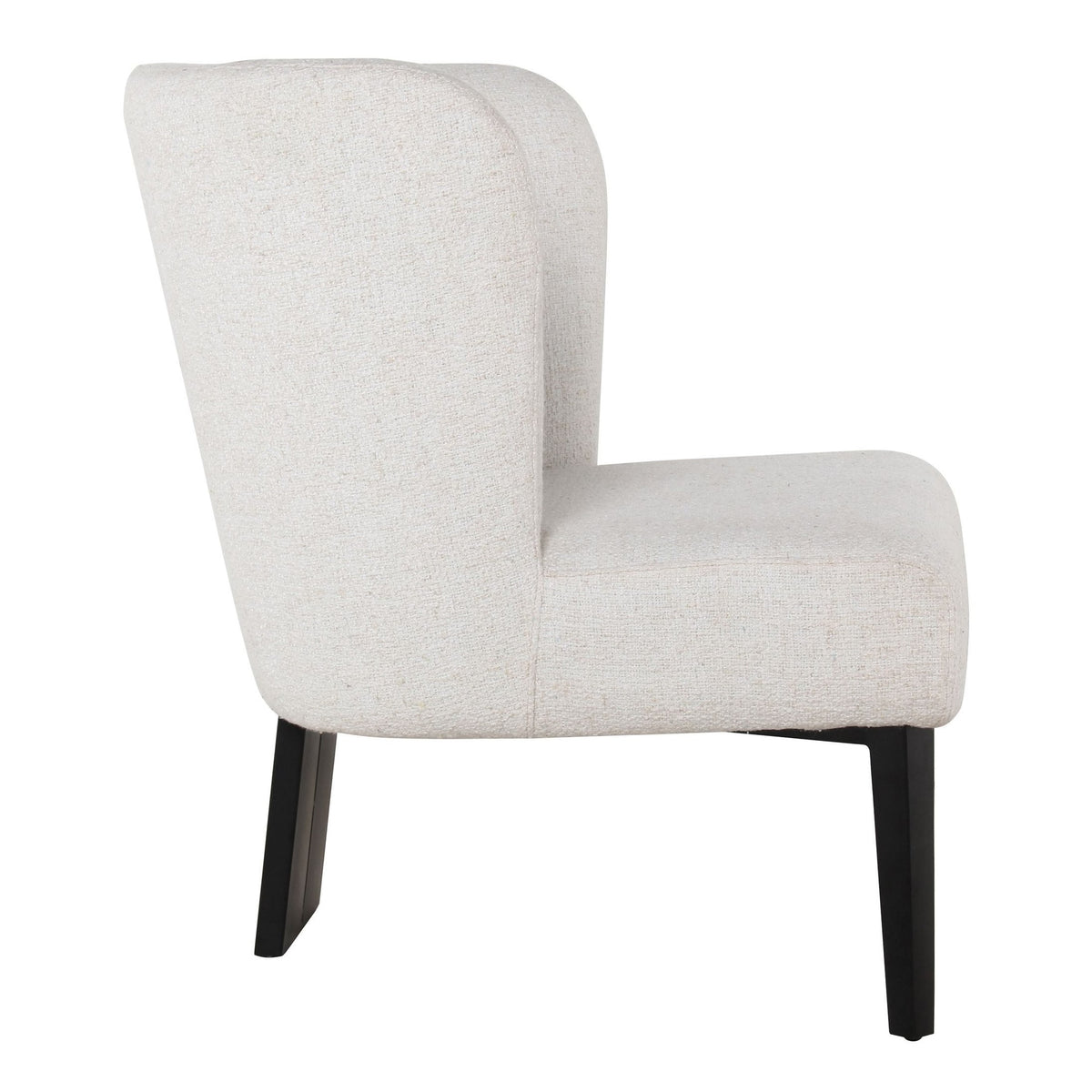 Ladean Modern White Accent Chair